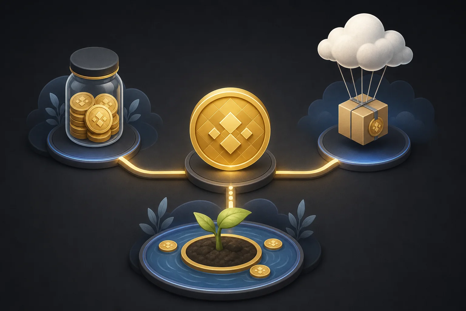 BNB Earn ఎలా పనిచేస్తుంది? Simple Earn, Launchpool, HODLer రివార్డ్‌లు